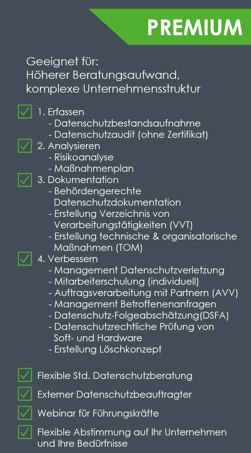 Angebot Premium